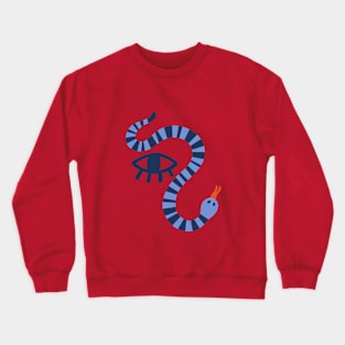 Cute Snake Eye Matisse Style Art Crewneck Sweatshirt